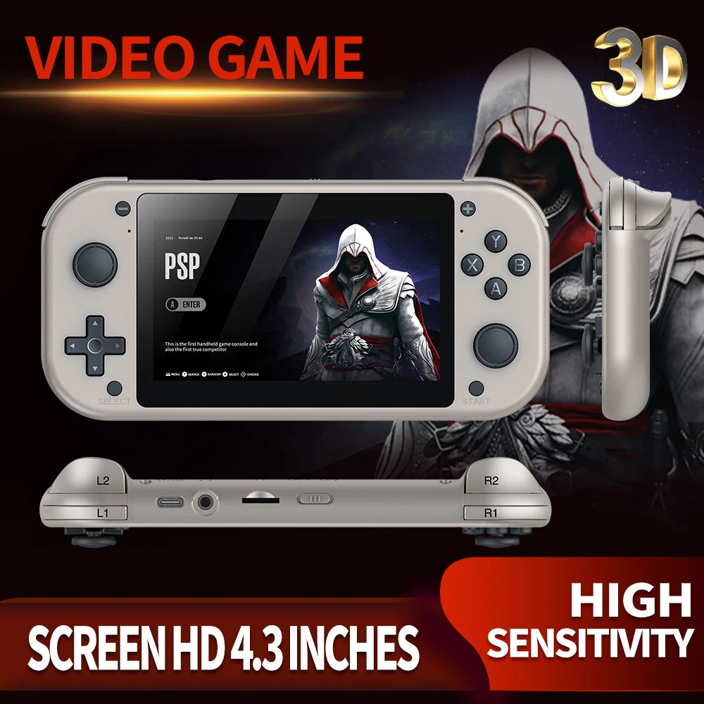 Handheld Retro M17 Video Game System (4.3" Screen)