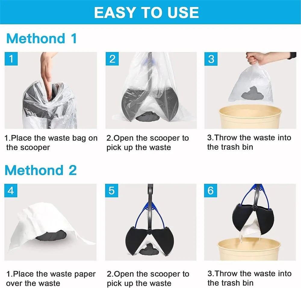 Squeeze Handle Pet Pooper Scooper