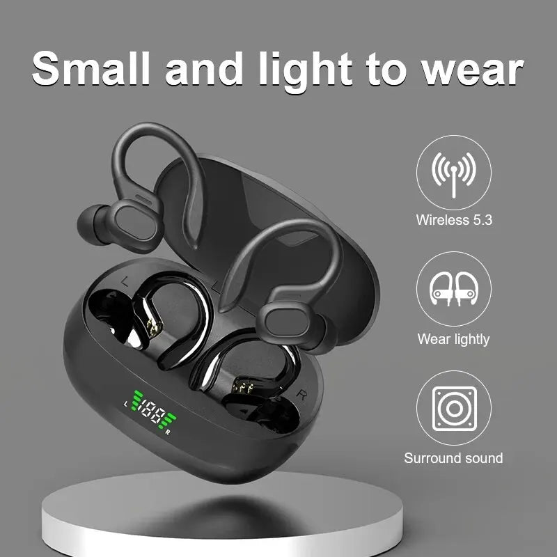 Waterproof Wireless Earbuds with Ear Sport Hook