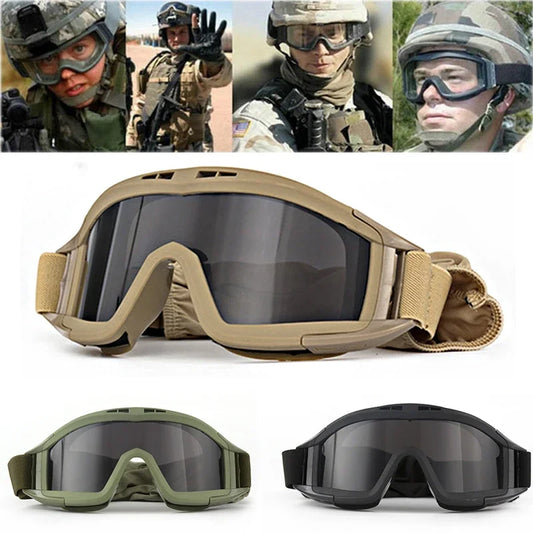 Multi-FunctionalTactical Windproof Dustproof Goggles