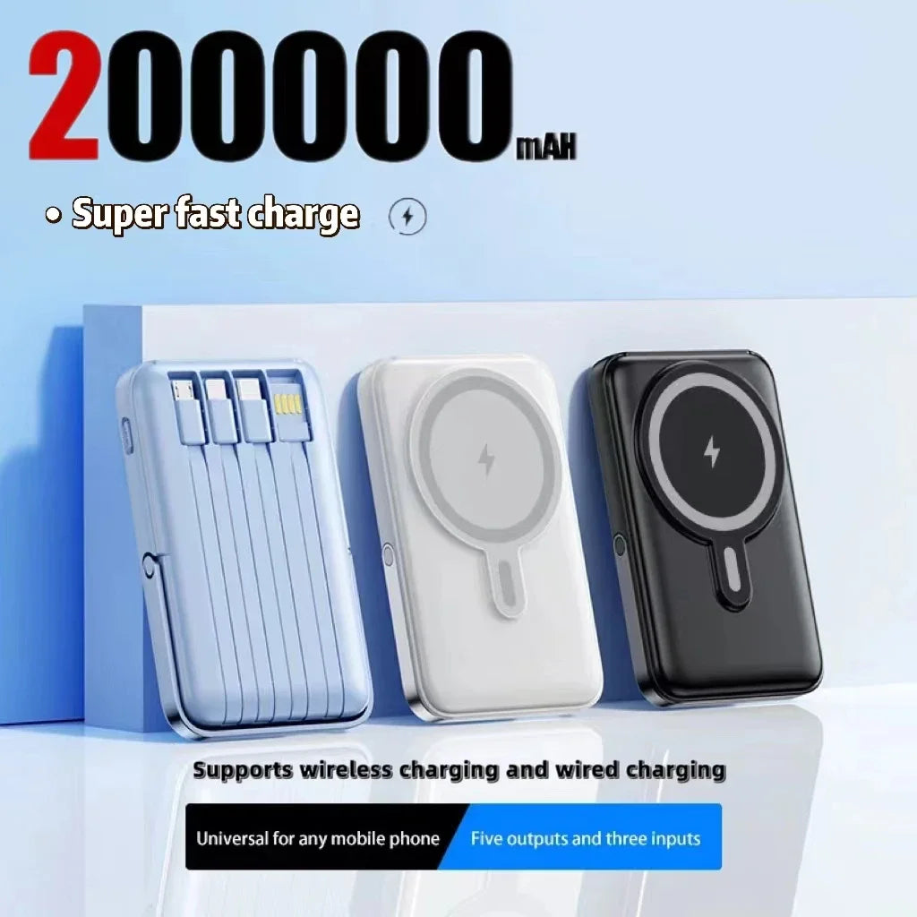 Macsafe Magnetic Power Bank Fast Wireless Charger