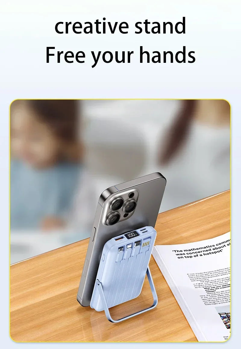 Macsafe Magnetic Power Bank Fast Wireless Charger