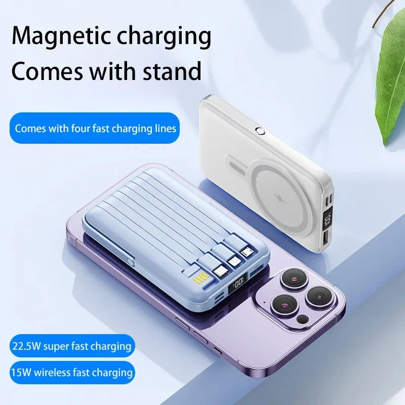 Macsafe Magnetic Power Bank Fast Wireless Charger