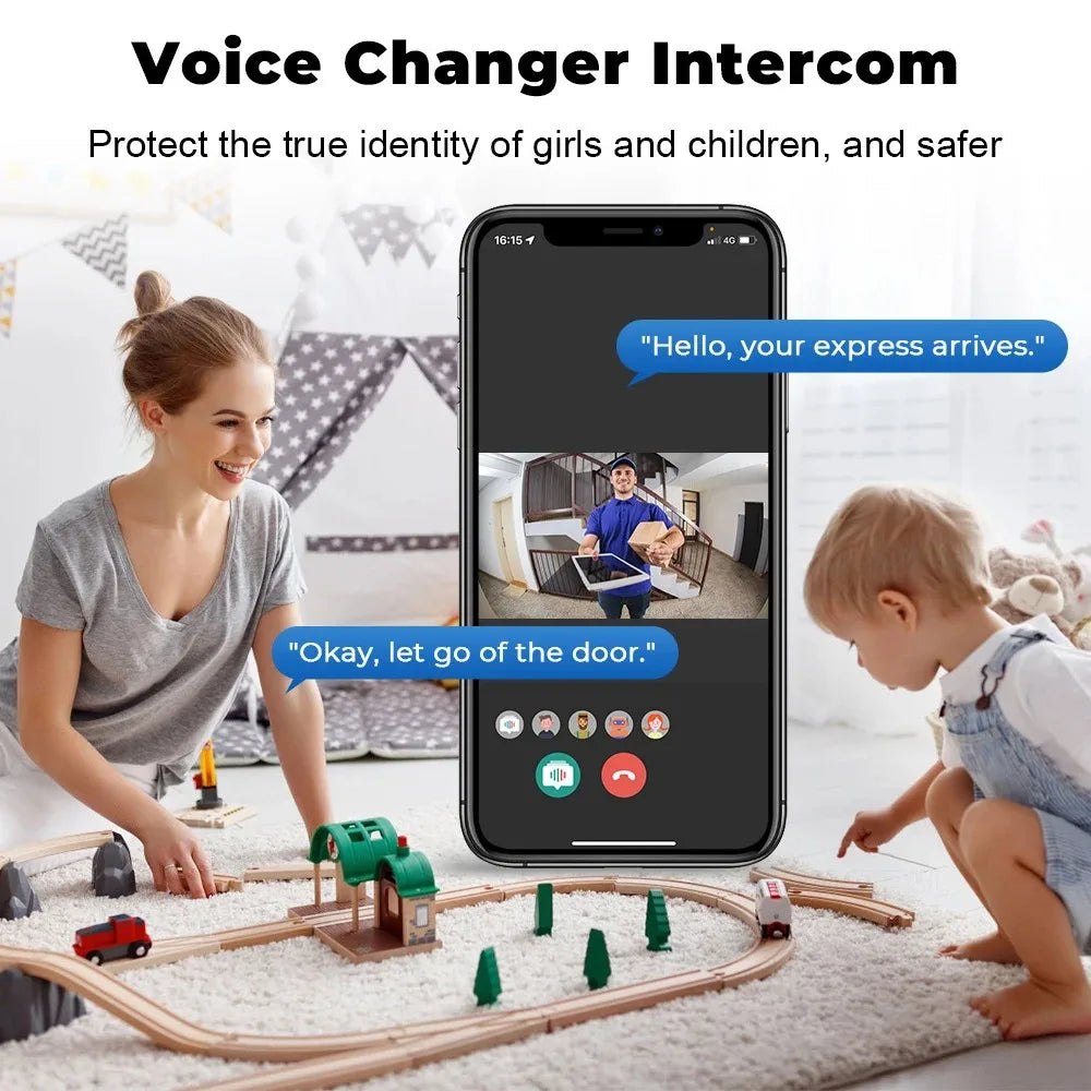 1080P HD Video Doorbell Camera For Smart Home