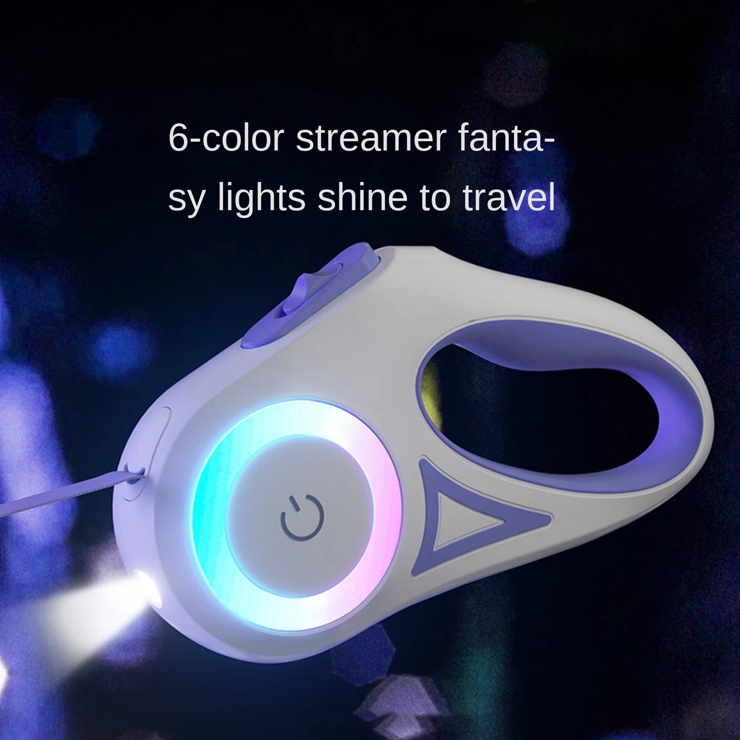 Retractable Leash with Flashlight