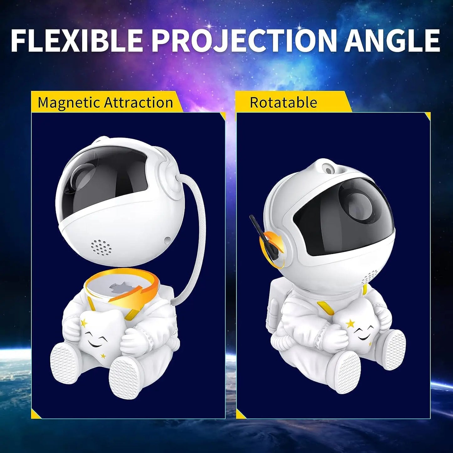 Astronaut Galaxy LED Projector Starry Sky Star Night Light USB with Remote Control