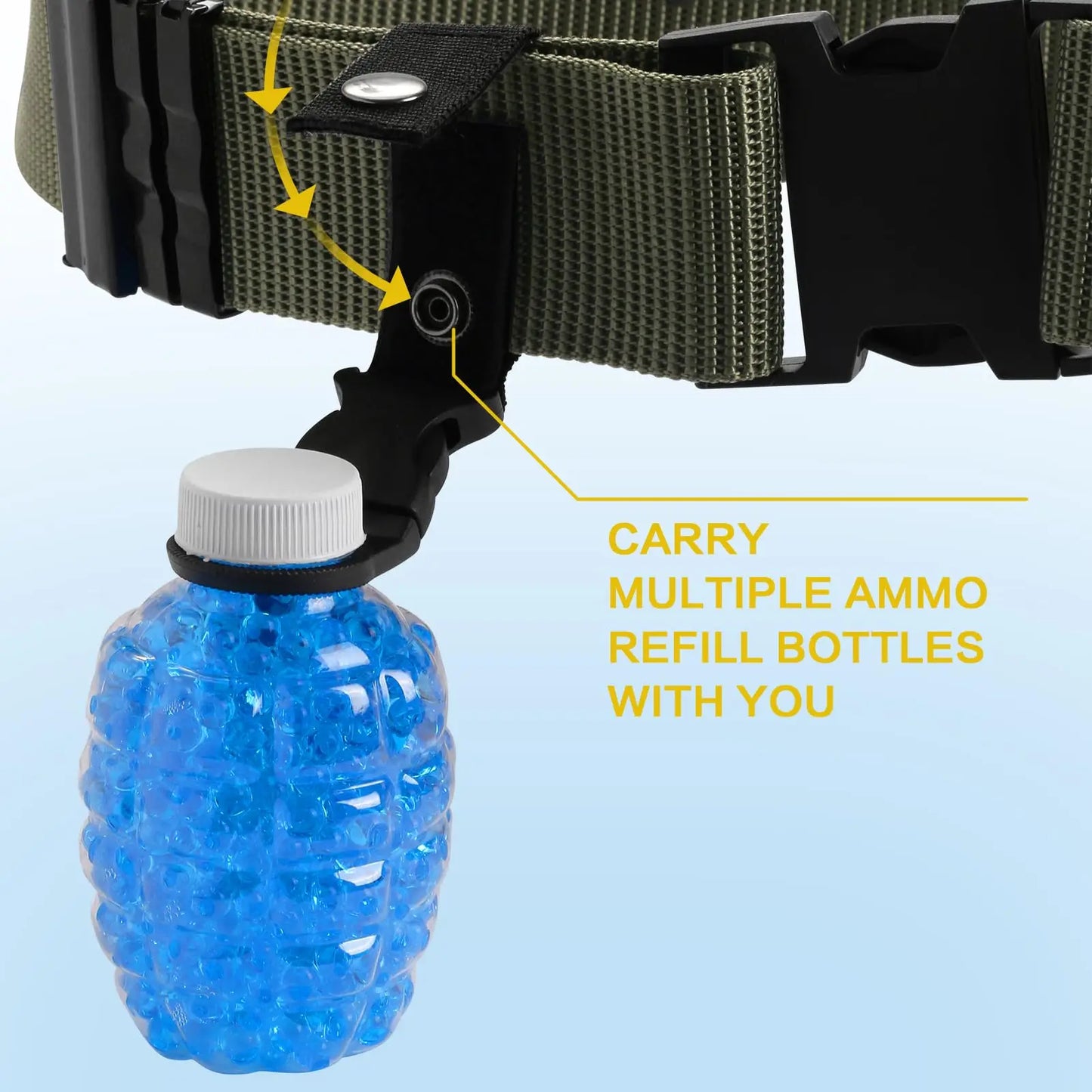 Waist Ammo Refill Pineapple Bottle for Gel Balls
