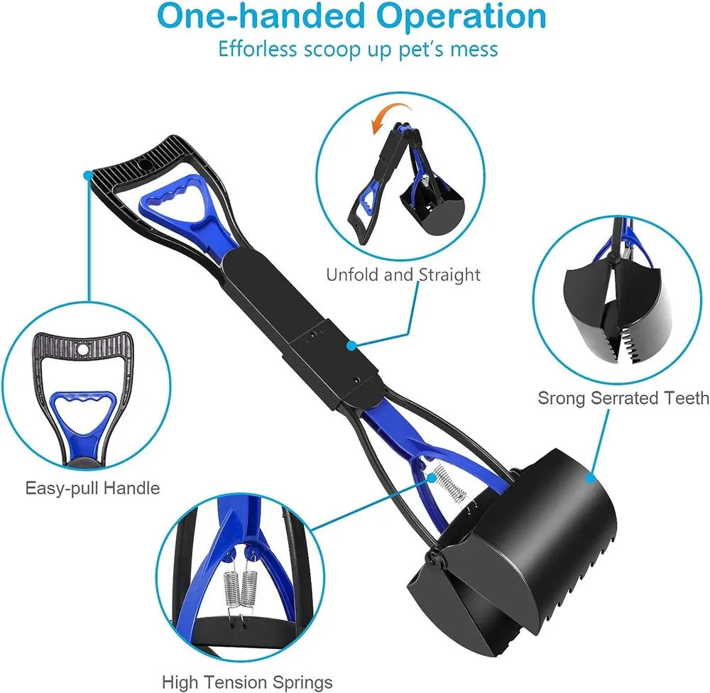 Squeeze Handle Pet Pooper Scooper