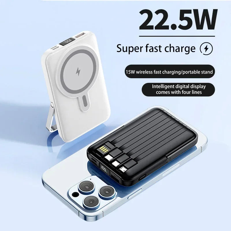 Macsafe Magnetic Power Bank Fast Wireless Charger