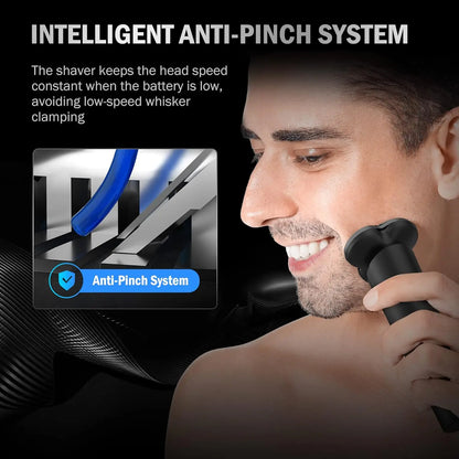 Electric Anti-Pinch Rechargeable Shaver