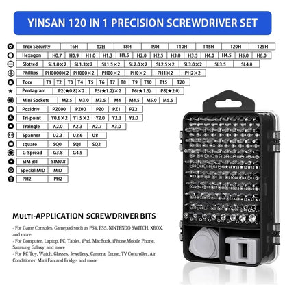 Precision Magnetic Screwdriver 115-in-1 set