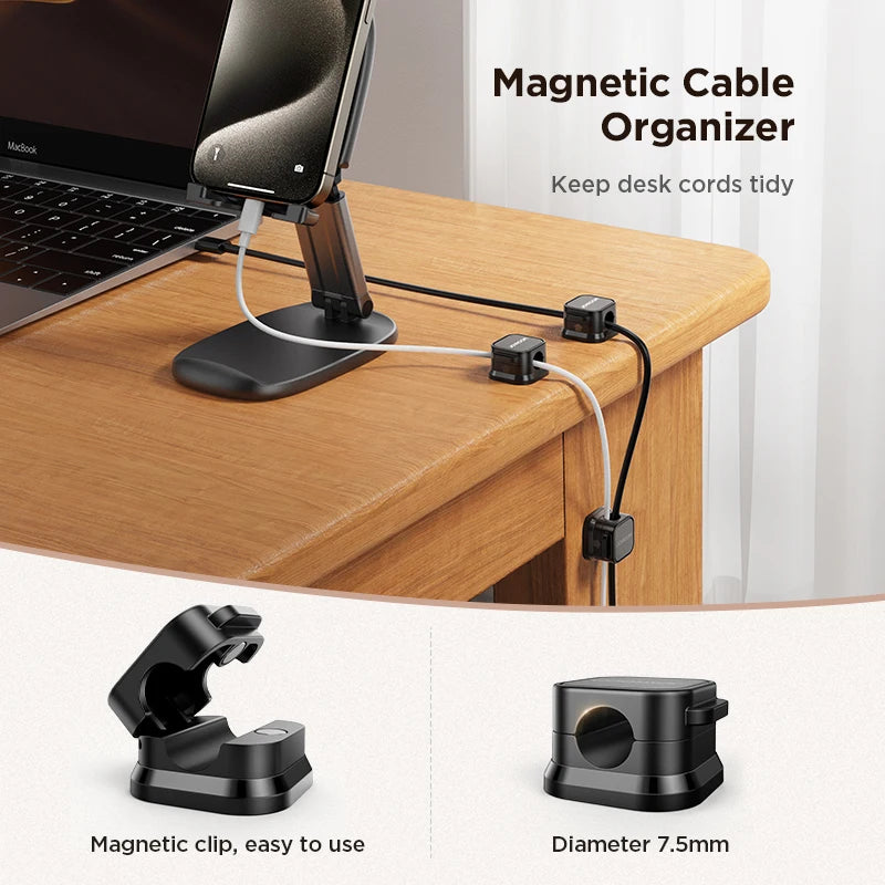 Magnetic Cord Holde Cable Clips (6pcs)