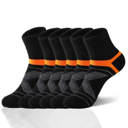 Men's Breathable Sweat Absorbing Compression Sport Socks (3 Pairs)