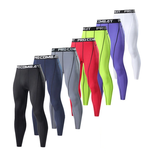 Men's Pro Combat Quick Dry Compression Sport Leggings