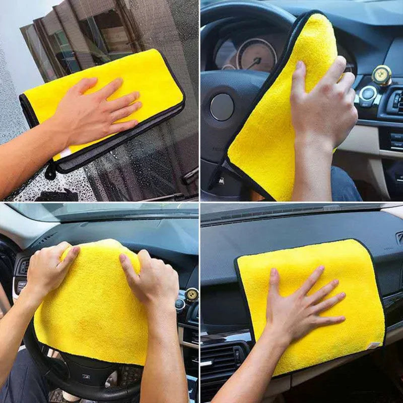 Thickened Microfiber Absorbent Dry Cloth Car Drying Towels