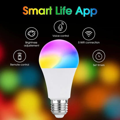 Bluetooth LED Bulb (Dimmable & Changes Color)