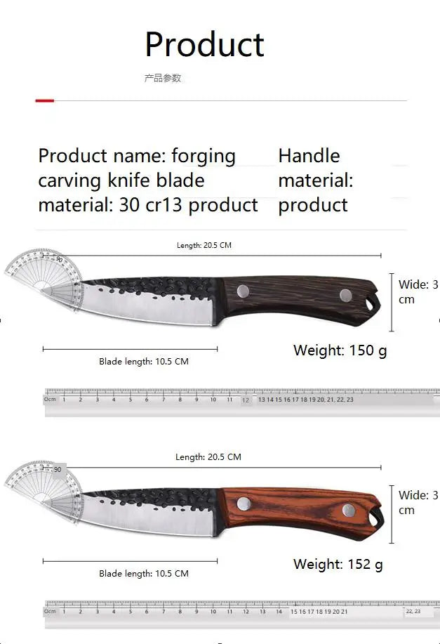 Stainless Steel Professional Chef's Knife