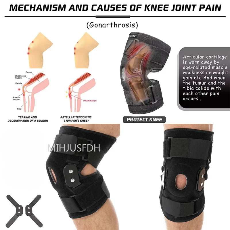 Adjustable Hinged Knee Support Brace