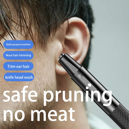 High Quality Electric Portable Men's Nose & Ear Hair Trimmer USB Charging