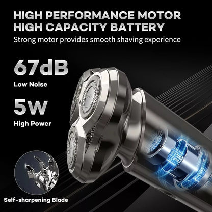 Electric Anti-Pinch Rechargeable Shaver