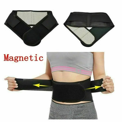 Adjustable Self Heating Magnetic Back Therapy Support Belt Brace