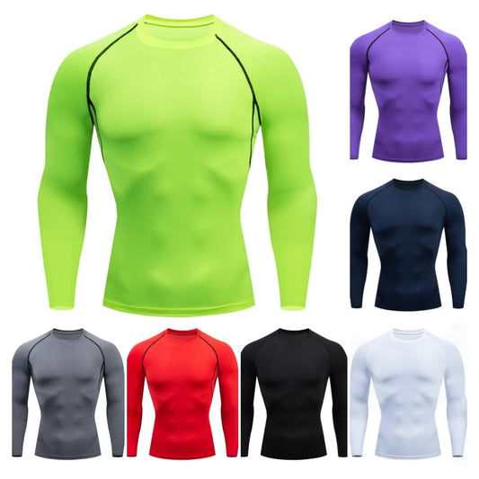 Men's Pro Combat Quick Dry Compression Long Sleeve