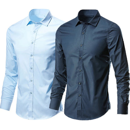 Men's Dress Shirt Long Sleeve (No Pocket)