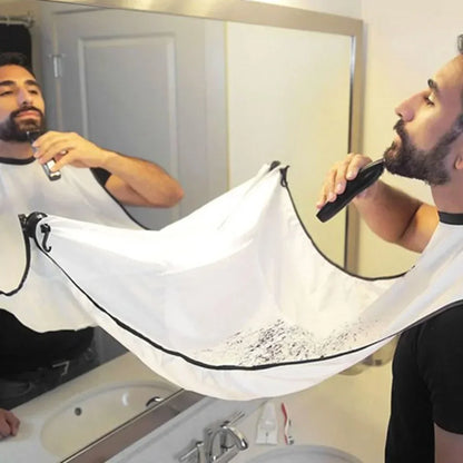 Beard & Mustache Shaving Apron with Suction Cups