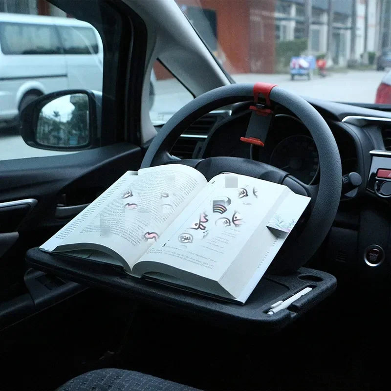 Portable Car Steering Wheel Computer Desk