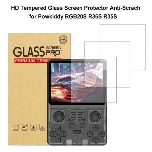 Anti-Scratch Tempered Glass For R36S Game Console (1-2PCS)