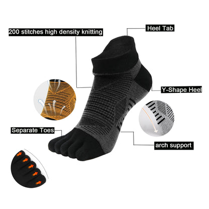 CoolMax High-Performance Sport Five-Toe Socks