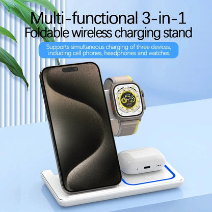 3 In 1 Fast Charging Dock Station Wireless Charging Stand