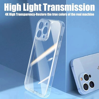 Clear Hard Silicone Case For iPhone