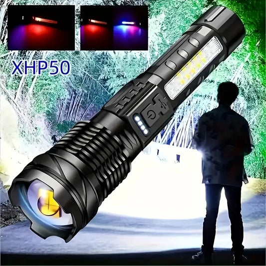 7 Mode High Power Tactical LED Rechargable Flashlight