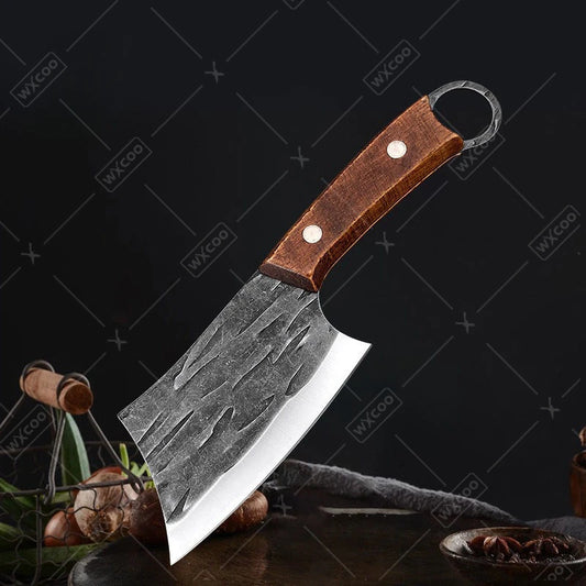 Forged Stainless Steel Kitchen Cleaver/Butcher Knife