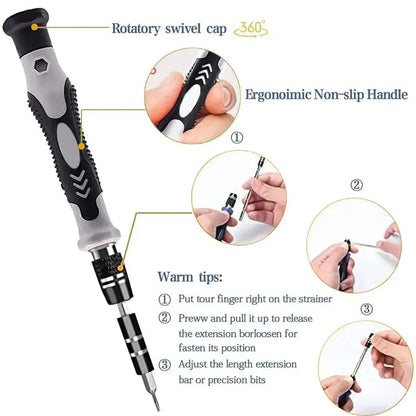 Precision Magnetic Screwdriver 115-in-1 set