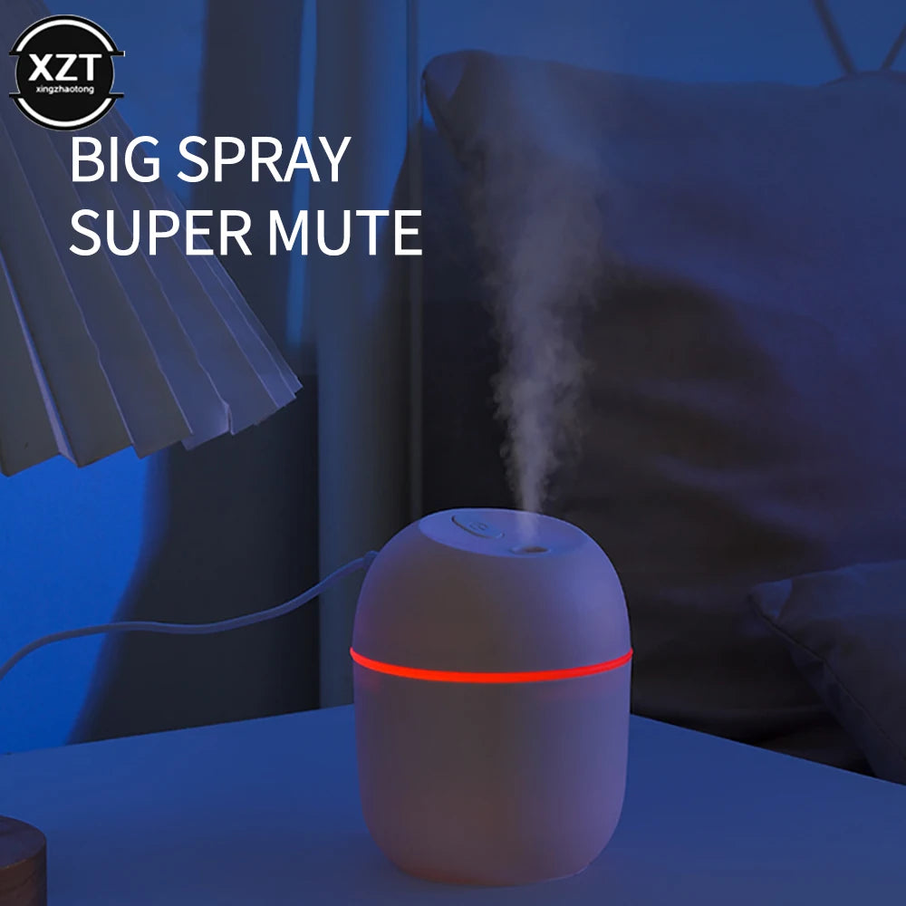 Mini Aroma Essential Oil Diffuser USB Air Humidifier With LED Night Lamp