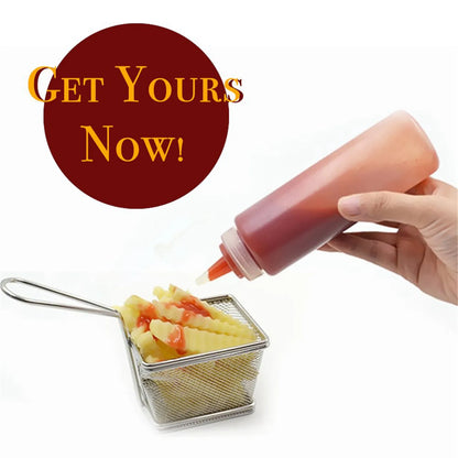 Condiment Squeeze Bottles (6 PCS/240 ML)