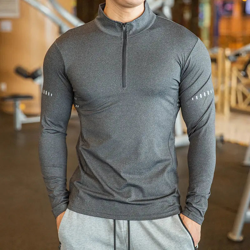 Men's Fitness Workout Sport Windbreaker Jacket