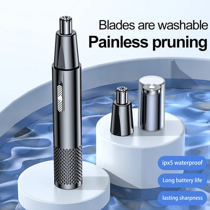 High Quality Electric Portable Men's Nose & Ear Hair Trimmer USB Charging