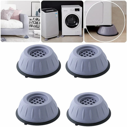 Universal Anti-Vibration Silent Rubber Washing Machine Slip Stop (4/8/16pcs)