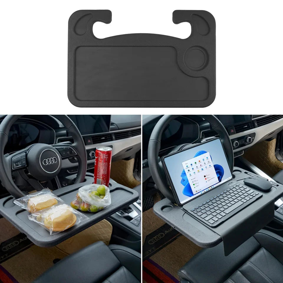 Portable Car Steering Wheel Computer Desk