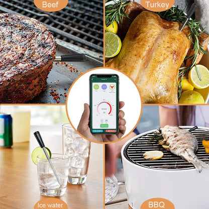 Smart BBQ Bluetooth Cooking Thermometer Long Range