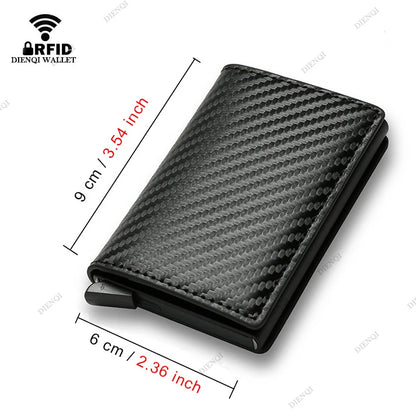 RFID Blocking Slim Wallet Tri-Fold