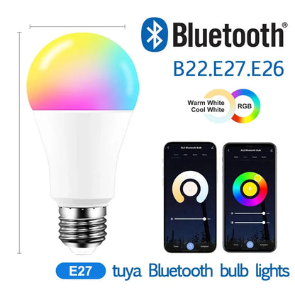 Bluetooth LED Bulb (Dimmable & Changes Color)