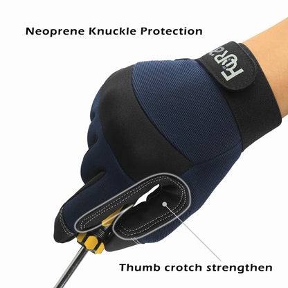 High Dexterity Multipurpose Work Gloves (Touch Screen Compatible)