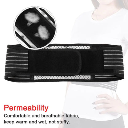 Adjustable Self Heating Magnetic Back Therapy Support Belt Brace