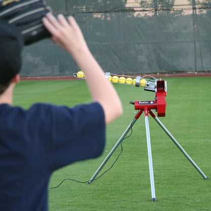 Heater Sports Heavy Duty Baseball Pitching Machine with Bonus Ball Feeder