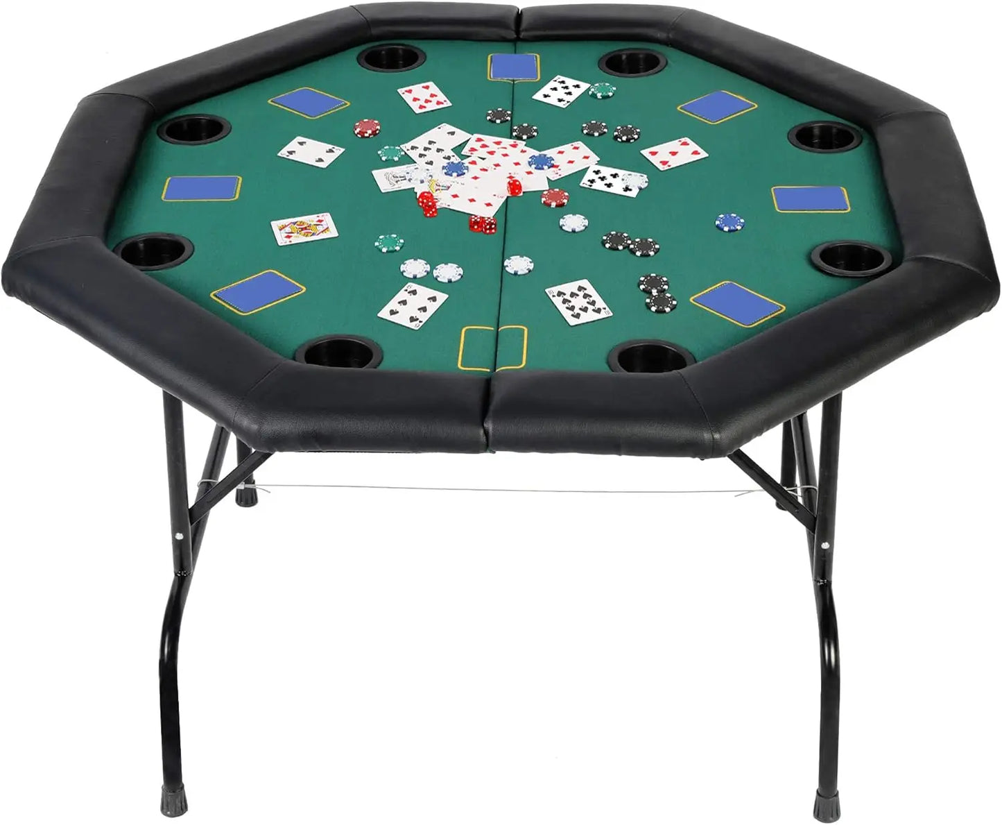 Folding Poker Table for 8 Players