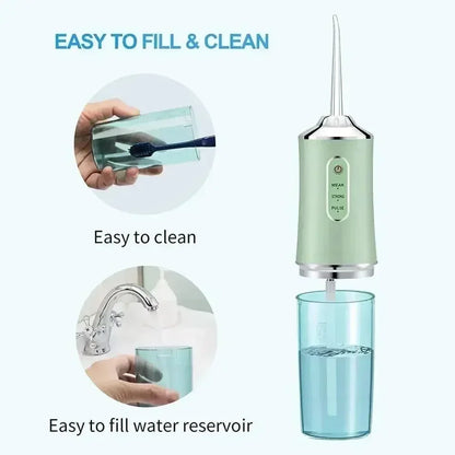 Oral Jet Water Flosser USB Rechargeable (220ml / 3 Modes)